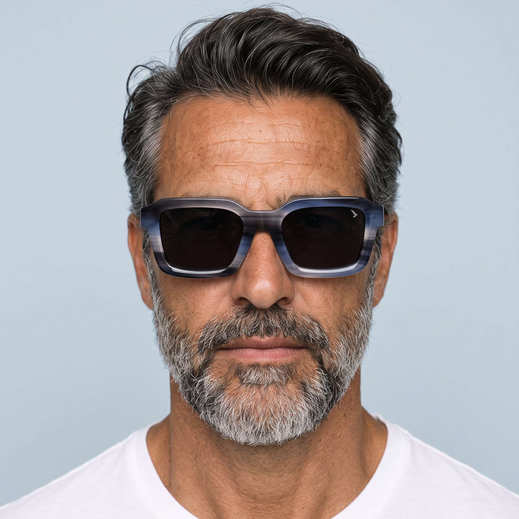 Óculos de Sol Brad Masculino Retangular em Acetato com Proteção UV400 | TNC&co